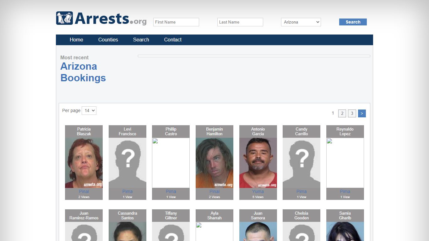 Arizona Arrests and Inmate Search